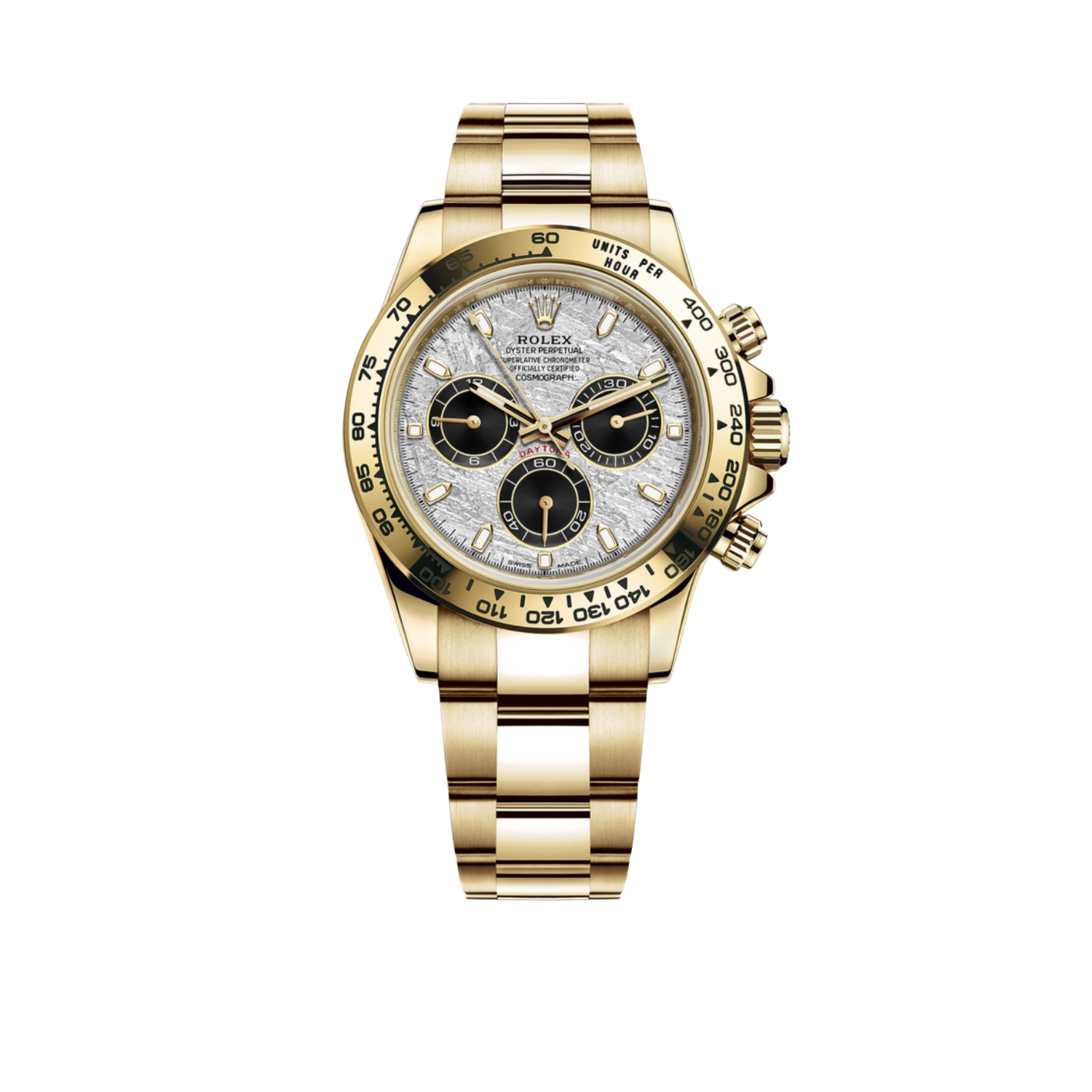 Rolex Daytona Cosmograph 40mm Yellow Gold Meteorite Dial 116508-0015