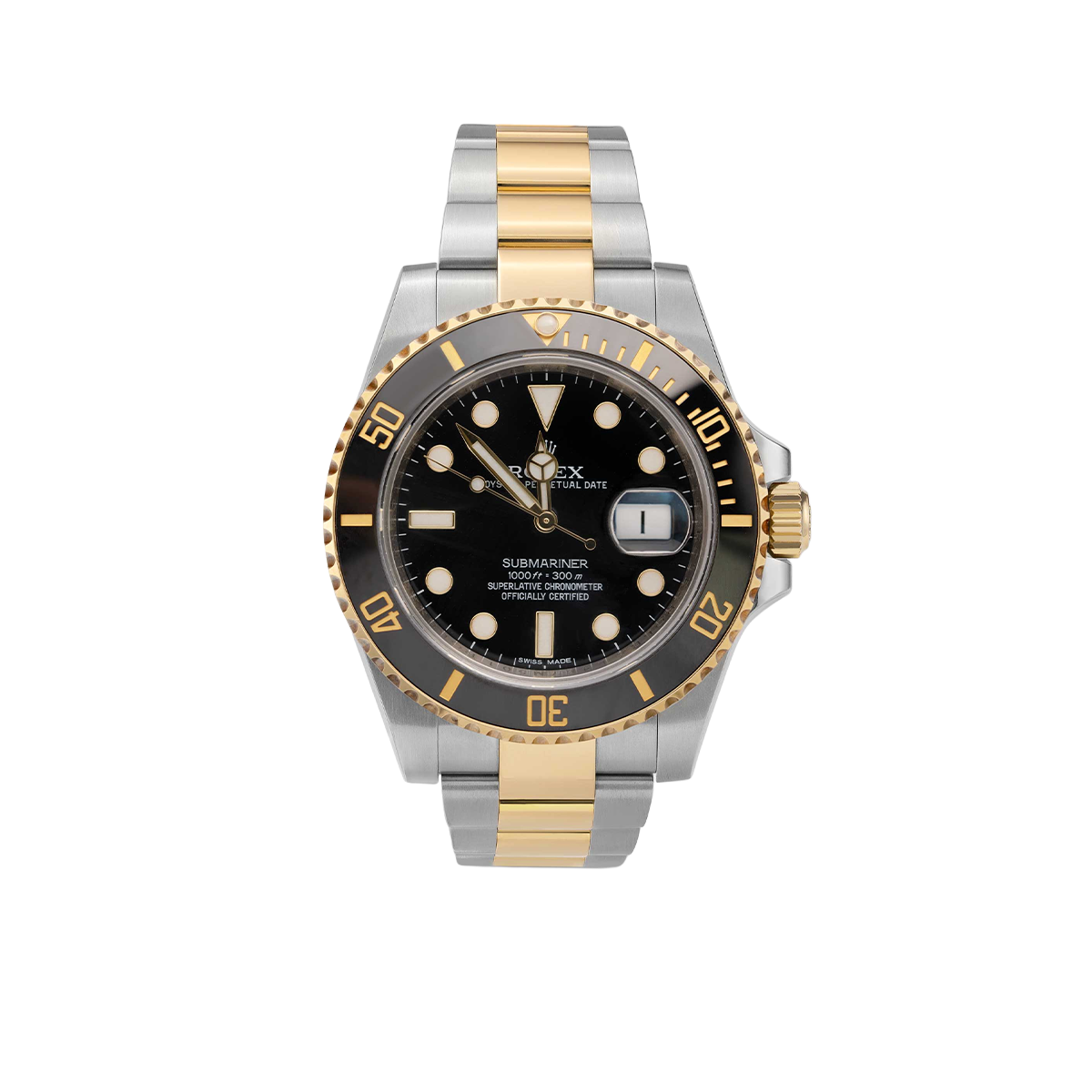 Rolex Submariner Date 40mm 116613LN Black Dial Stainless Steel & 18K Yellow Gold Watch
