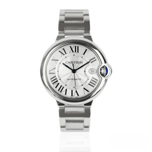 CARTIER BALLON BLEU DE CARTIER WSBB0040 Stainless Steel 40mm Silver Roman Dial – Full Set