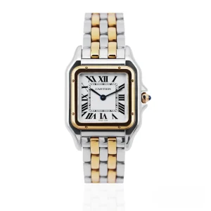 CARTIER PANTHERE DE CARTIER CRW2PN0007 Bi-Metal Medium Silver Roman Dial Quartz – Full Set