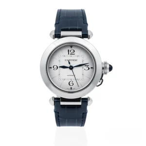 CARTIER PASHA DE CARTIER WSPA0012 Stainless Steel 35mm Silver Dial – Unworn – Full Set