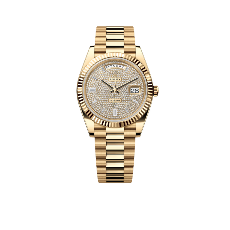 Rolex Day-Date 40 President Yellow Gold Diamond Paved Dial 228238-0054