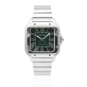 CARTIER SANTOS DE CARTIER WSSA0061 Medium Green Dial – Full Set
