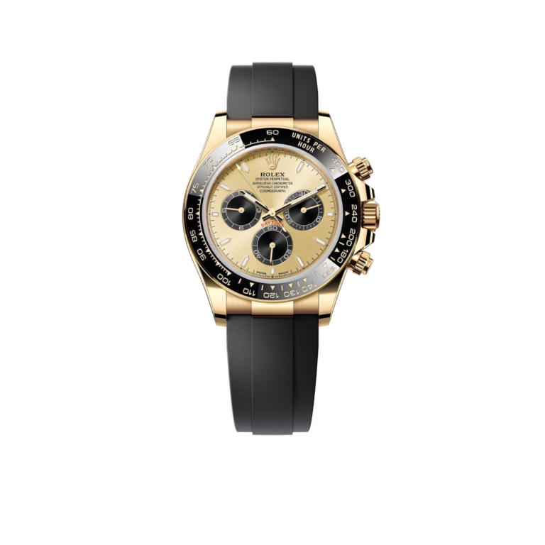 Rolex Daytona 40mm Pikachu Yellow Gold Champagne Black Dial 126518LN