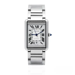 CARTIER TANK MUST WSTA0053 Extra-Large 41mm x 31mm Silver Dial – Full Set