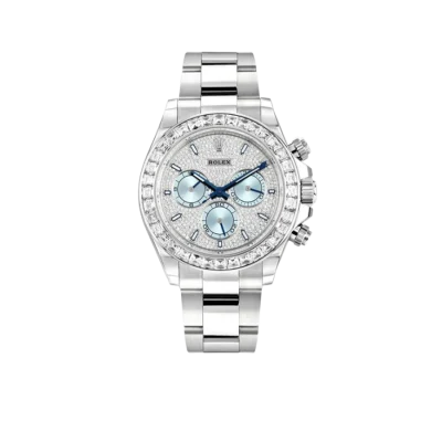 Rolex Daytona Diamond Pave Dial Platinum Watch 116576TBR