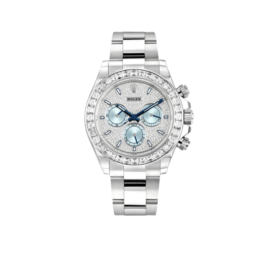 Rolex Daytona Diamond Pave Dial Platinum Watch 116576TBR