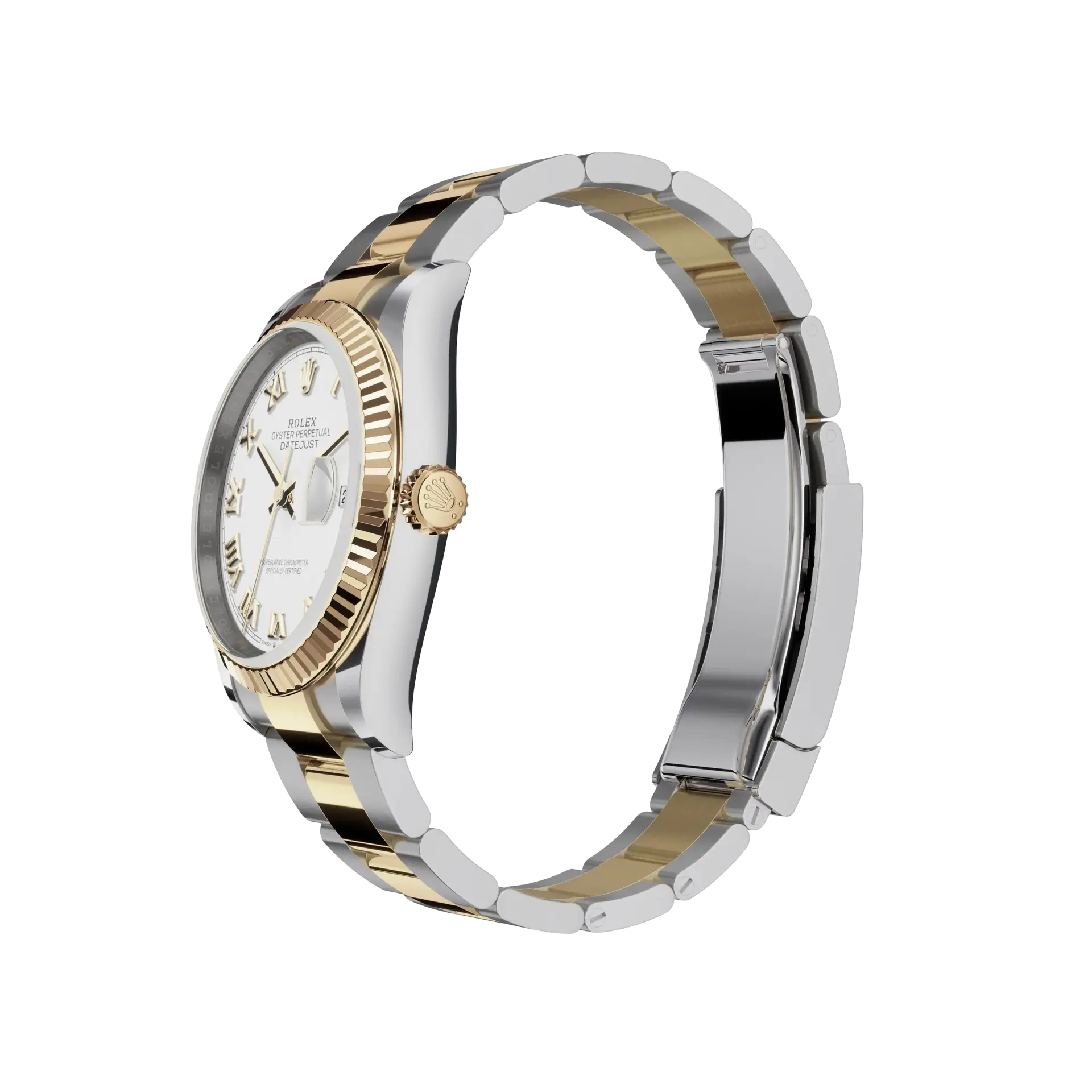 Rolex Datejust 36 mm White Dial, Yellow Rolesor 126233-0030 - Image 4