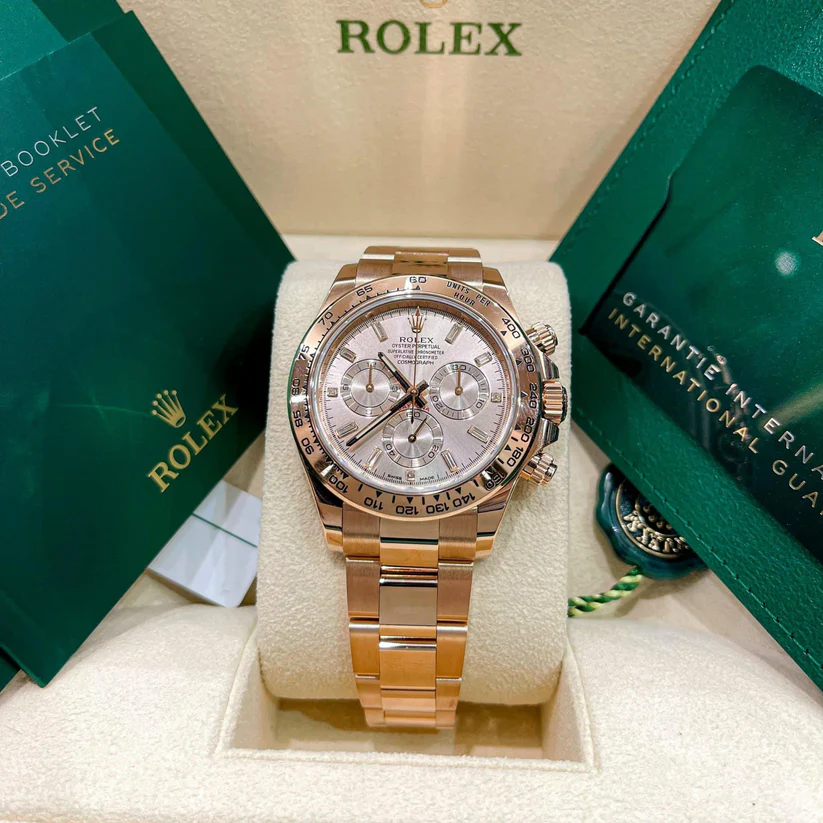 Rolex Cosmograph Daytona 40mm 116505-0017 Pink Diamond Dial - Image 8