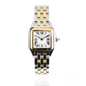 CARTIER PANTHERE DE CARTIER W2PN0006 Ladies Bi-Metal 23mm x 30mm Silver Roman Dial – Small Model – Full Set