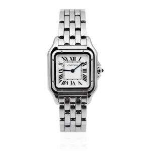 CARTIER PANTHERE DE CARTIER WSPN0015 Medium Model Steel White Roman Dial