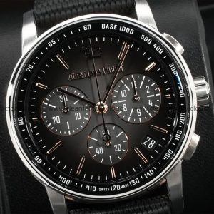 AudemarsPiguet 26393CR Smoked Grey 41mm Chronograph Fabric Strap Round Bezel - Image 3