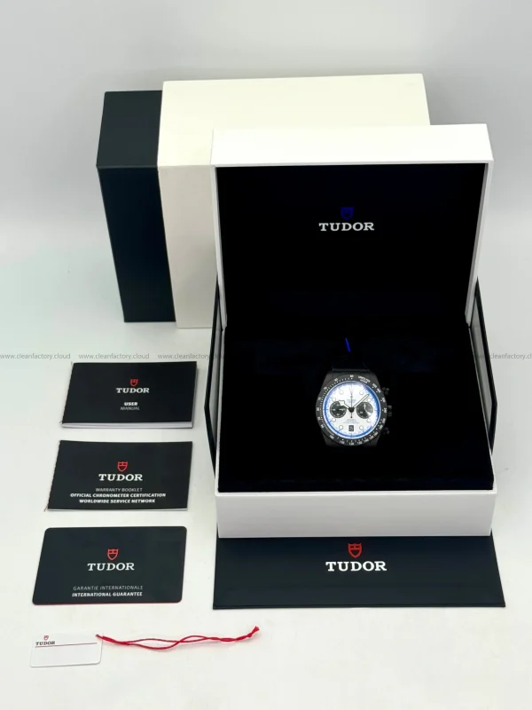 Tudor 79377KN White 42mm Chrono Carbon Composite Fabric Strap Round - Image 3