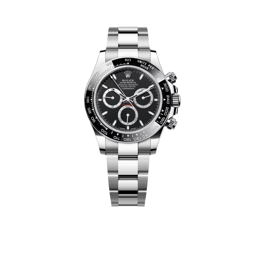 Rolex Daytona Panda 40mm Chronograph Black Dial Mens Watch M126500LN-0002
