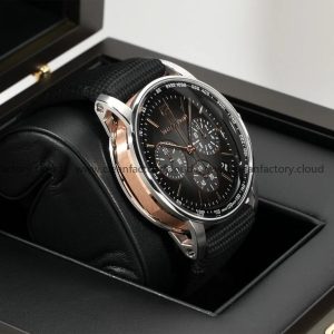 AudemarsPiguet 26393CR Smoked Grey 41mm Chronograph Fabric Strap Round Bezel - Image 5