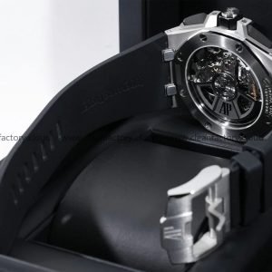 AudemarsPiguet 26420SO Silver 43mm Chronograph Rubber Stainless Steel Bezel - Image 5