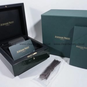 AudemarsPiguet 26420SO Silver 43mm Chronograph Rubber Stainless Steel Bezel - Image 6