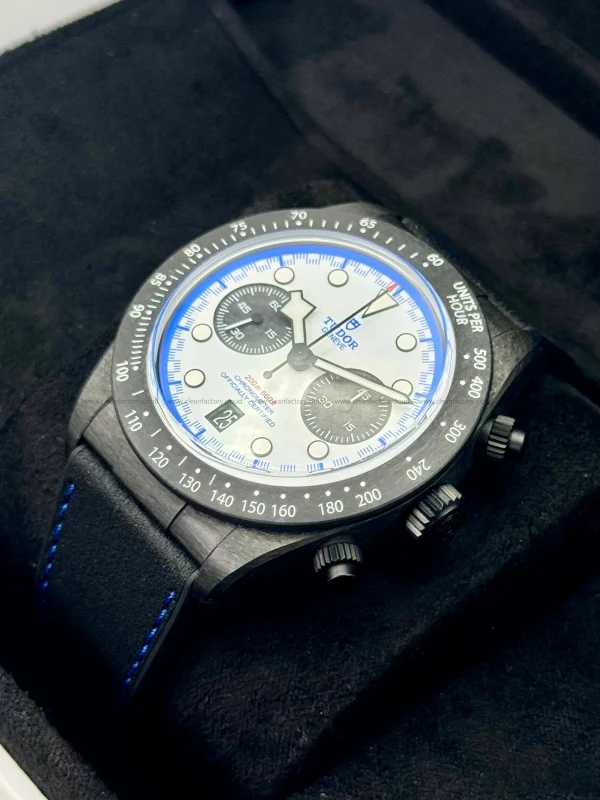 Tudor 79377KN White 42mm Chrono Carbon Composite Fabric Strap Round - Image 7