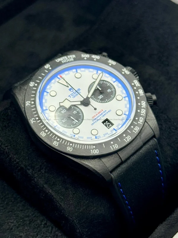Tudor 79377KN White 42mm Chrono Carbon Composite Fabric Strap Round - Image 8