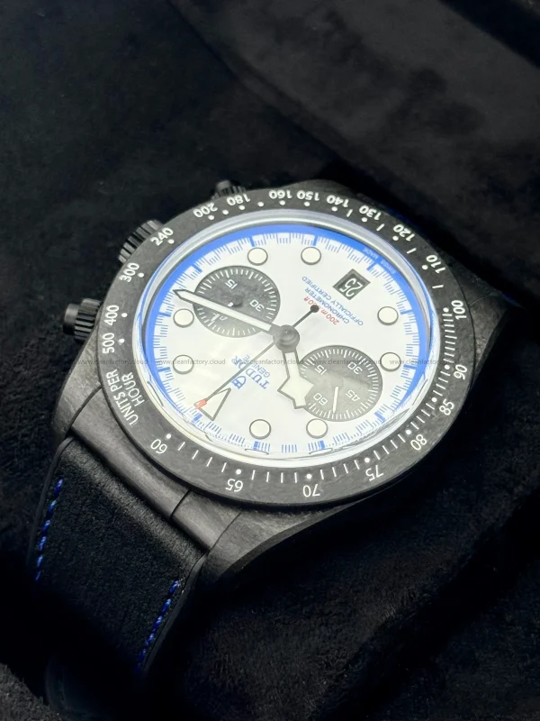 Tudor 79377KN White 42mm Chrono Carbon Composite Fabric Strap Round - Image 9