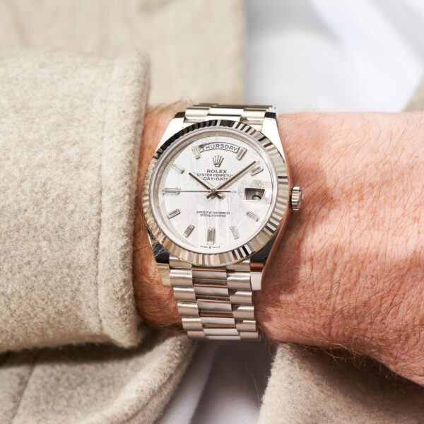Rolex Day-Date 40 228239 White Gold Meteorite Diamond Dial - Image 3