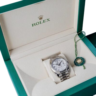 Rolex Day-Date 40 228239 White Gold Meteorite Diamond Dial - Image 4