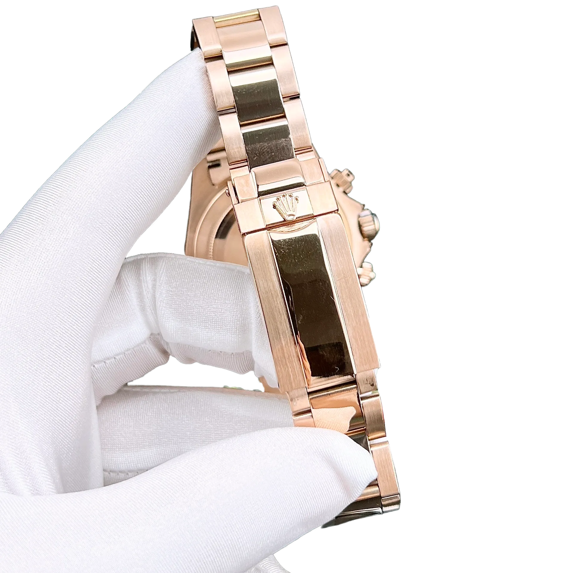 Rolex Daytona 116595RBOW Rainbow Rose Gold Black Dial Sapphire Bezel - Image 7