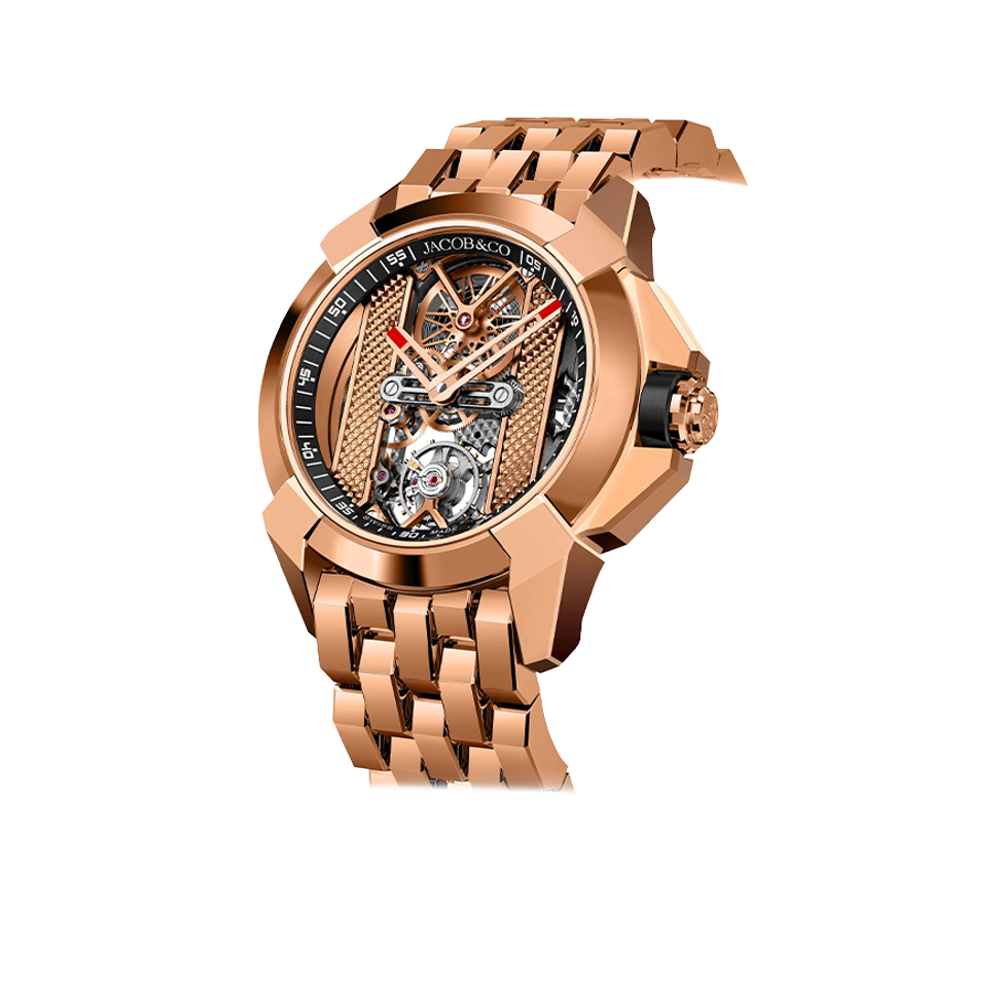 Jacob & Co Epic X Bridges 44mm Rose Gold Manual Winding EX120.43.AB.AB.A40AA