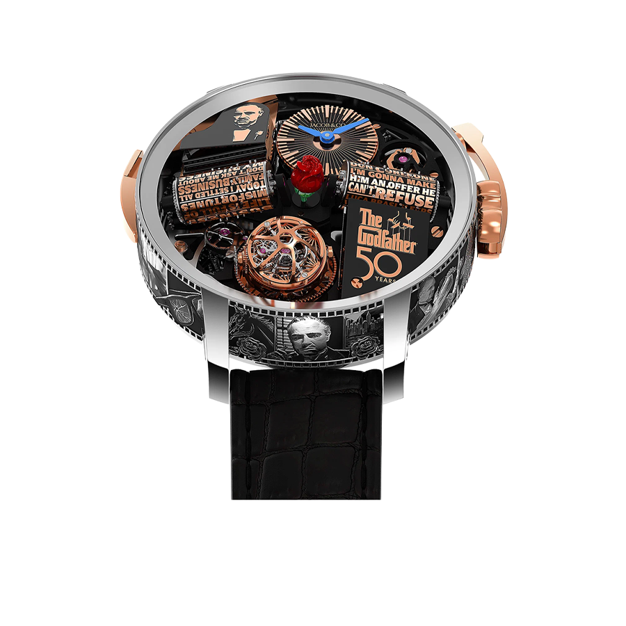 Jacob & Co Opera Godfather 50th Anniversary 49mm White Gold Manual Winding OP110.30.AA.AA.A
