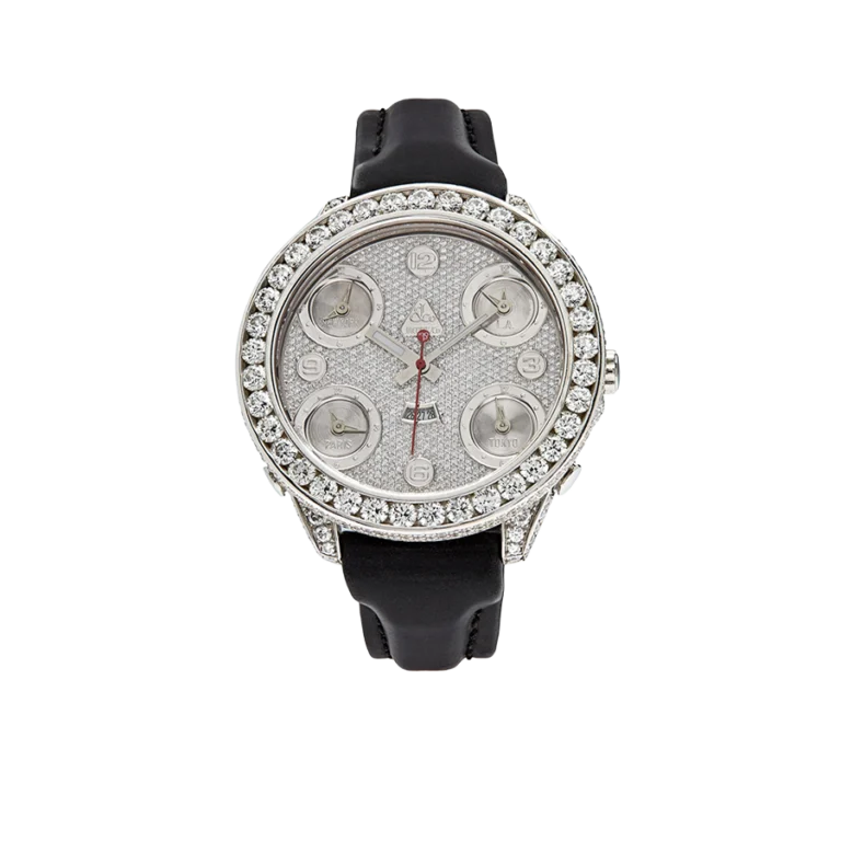 Jacob & Co. Five Time Zone Steel Diamond 40mm JCM-30