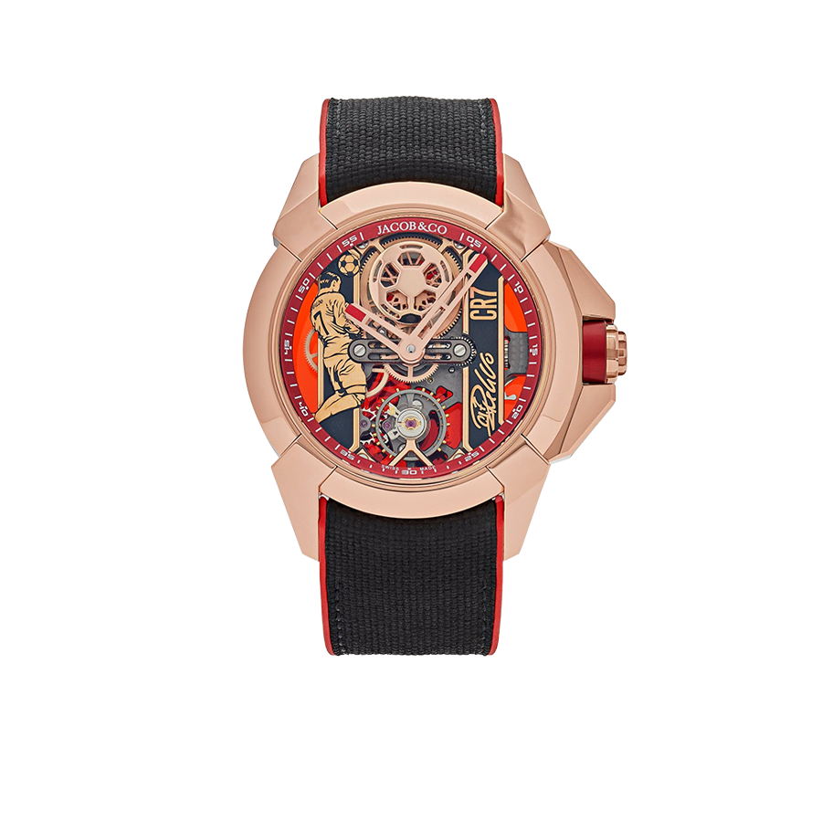 Jacob & Co. V2 CR7 Epic X Collection 44mm EX120.43.AE.AA.A Flight of CR7 Rose Gold Limited Edition