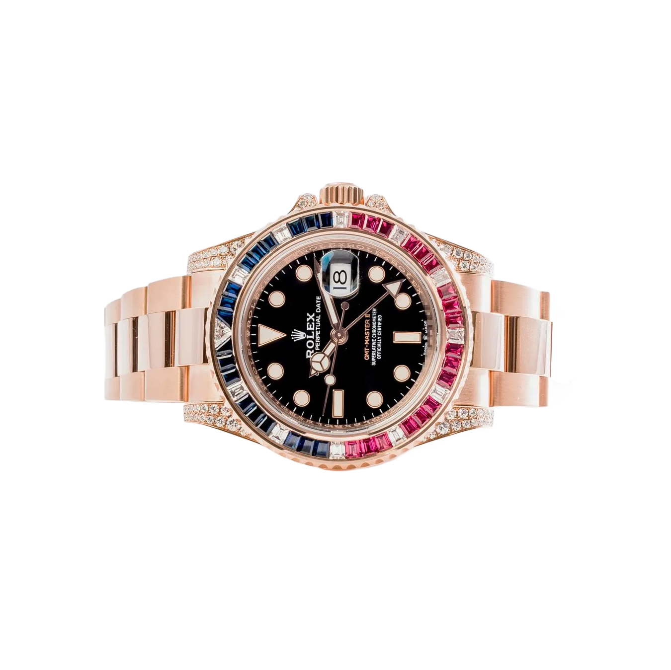 Rolex GMT-Master II 40mm Everose Diamond 126755SARU - Image 3