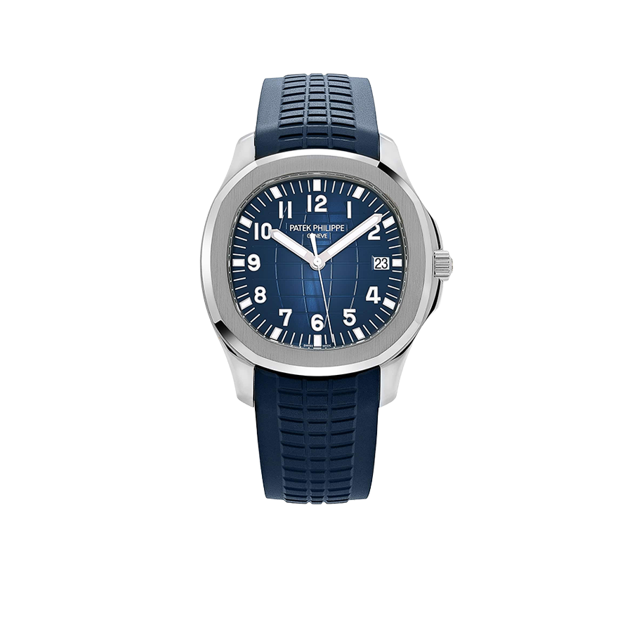 Patek Philippe Aquanaut 42mm 5168G-001 White Gold Blue Dial