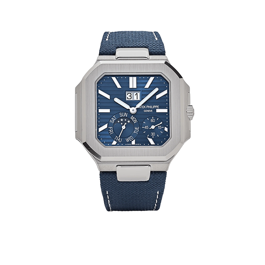 Patek Philippe Cubitus 45mm 5822P-001 Platinum Blue Dial Moon Phase