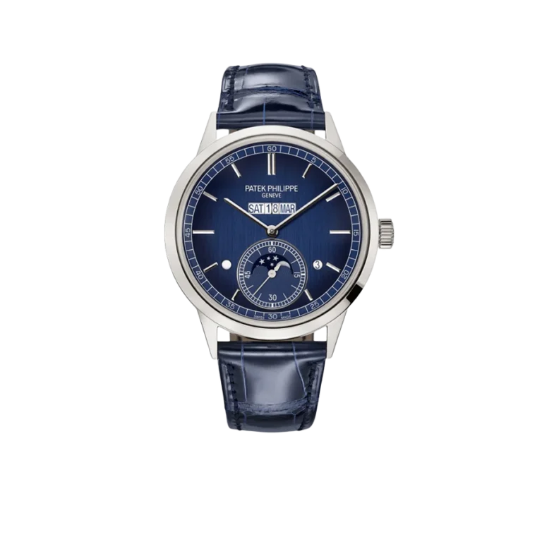 Patek Philippe Grand Complications 42mm 5236P-001 In-Line Perpetual Calendar Platinum Blue Dial