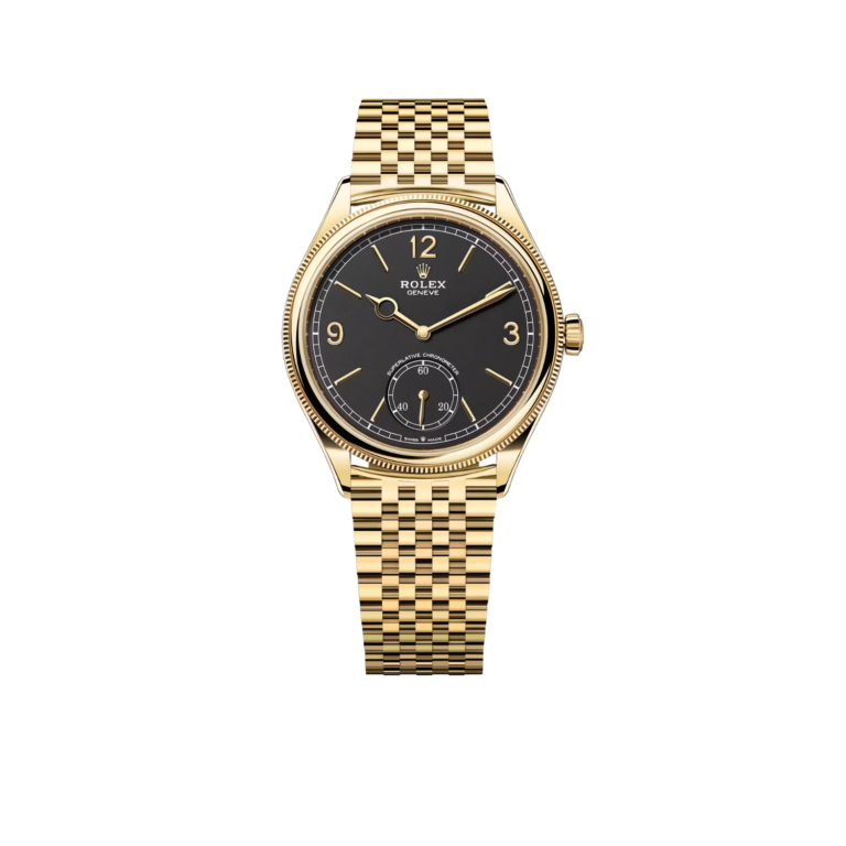 Rolex Perpetual 1908 39mm Yellow Gold Intense Black Dial m52508-0007