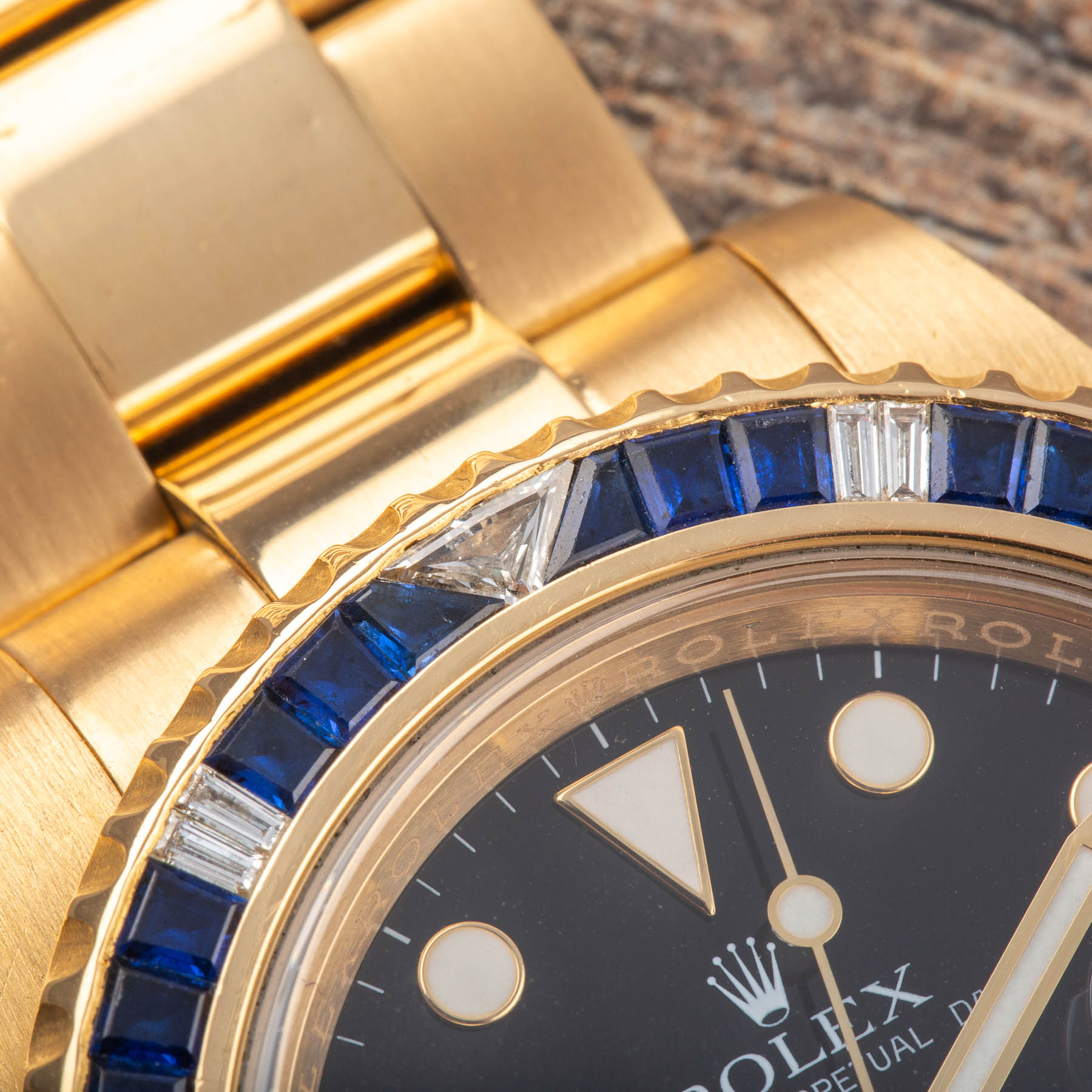 Rolex GMT-Master II 116758SA Yellow Gold Oyster Bracelet 40mm - Image 9