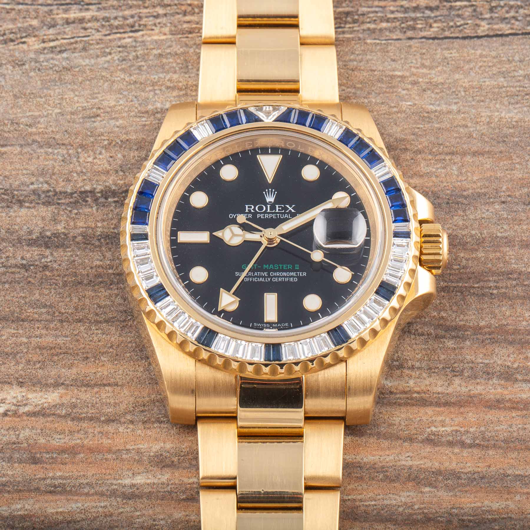 Rolex GMT-Master II 116758SA Yellow Gold Oyster Bracelet 40mm - Image 3