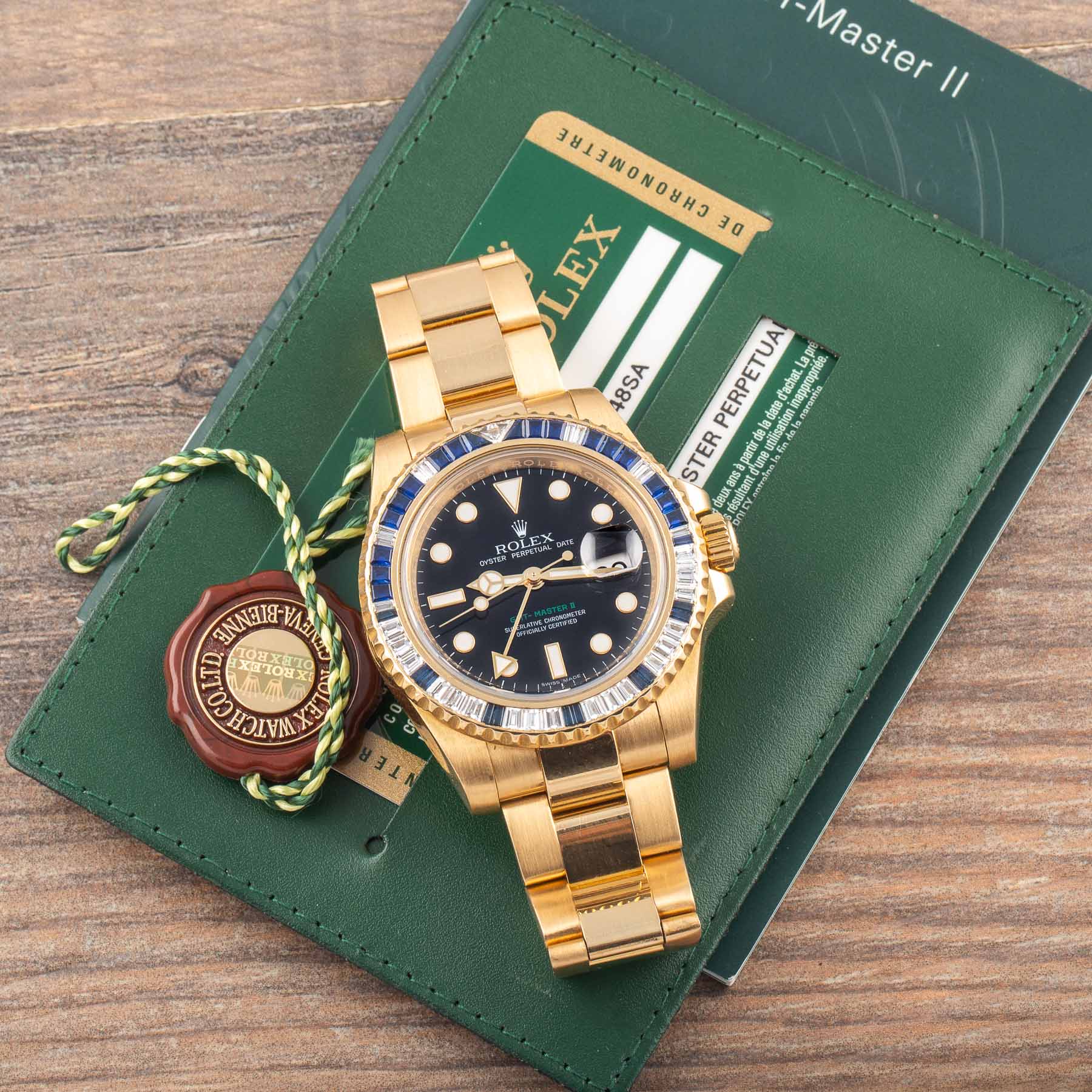 Rolex GMT-Master II 116758SA Yellow Gold Oyster Bracelet 40mm - Image 12