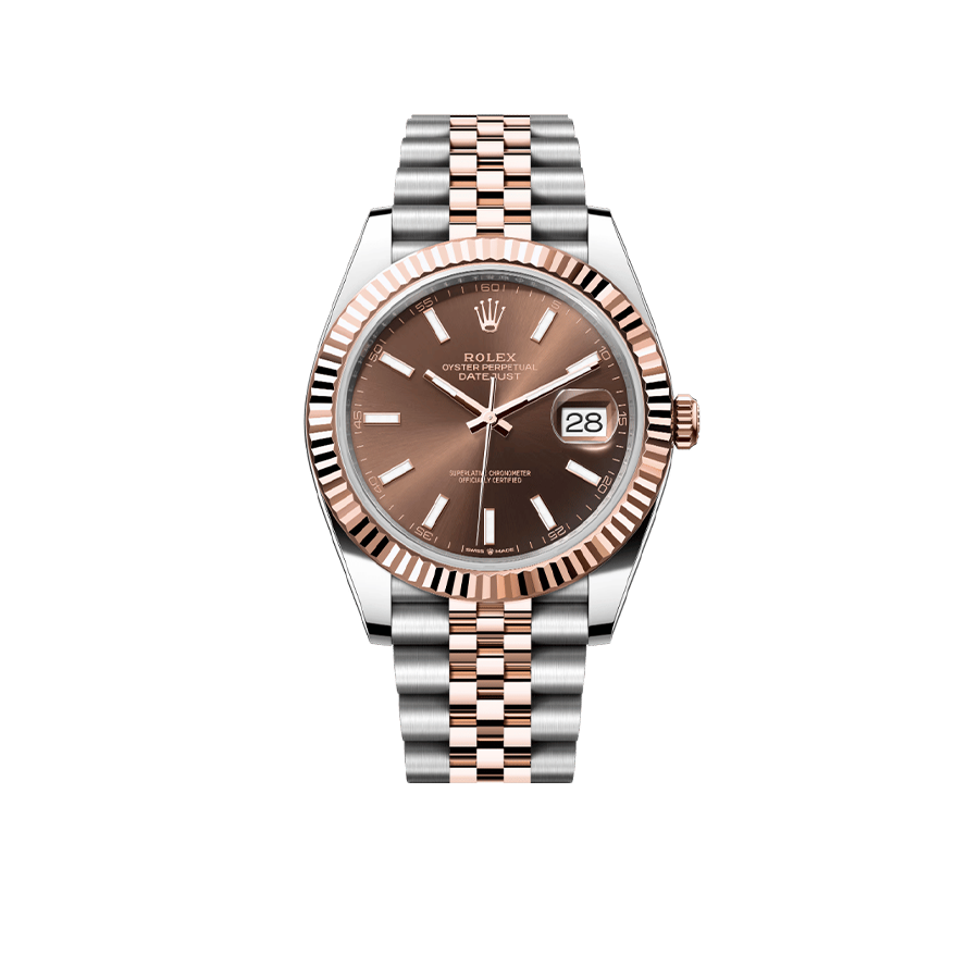 Rolex Datejust 41mm Steel & Everose Gold Chocolate 126331-0002