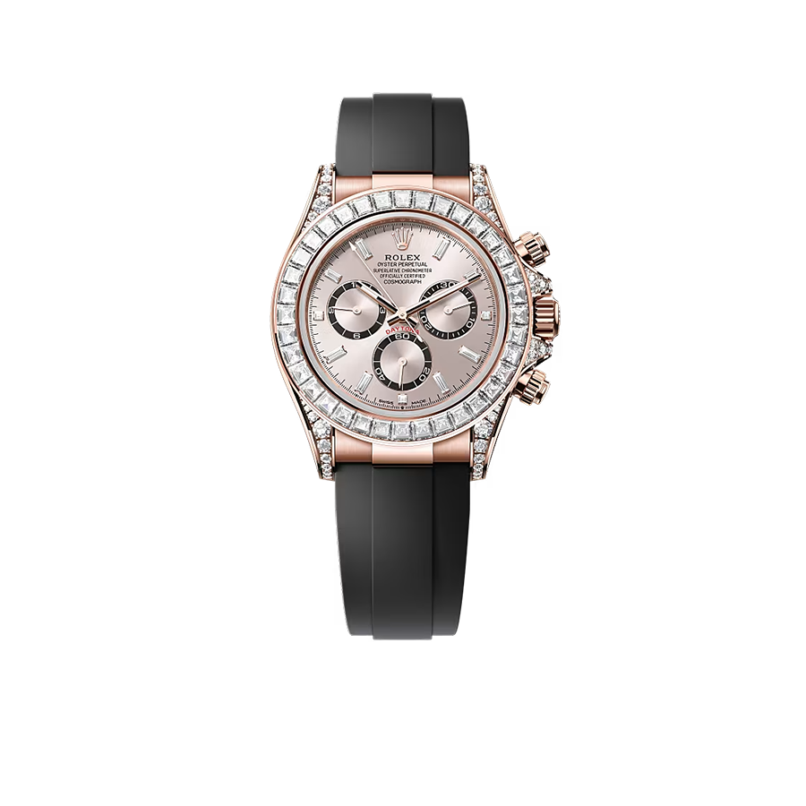 Rolex Daytona Cosmograph Everose gold Sundust Dial Diamond 40mm 126535TBR-0002