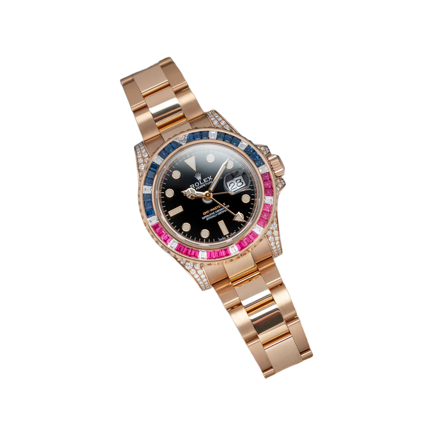 Rolex GMT-Master II 40mm Everose Diamond 126755SARU - Image 4