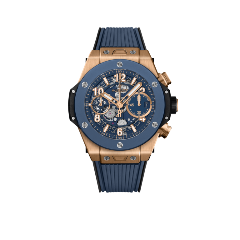 Hublot Big Bang Unico Mat Blue Dial 18K King Gold 42mm 441.OX.5181.RX