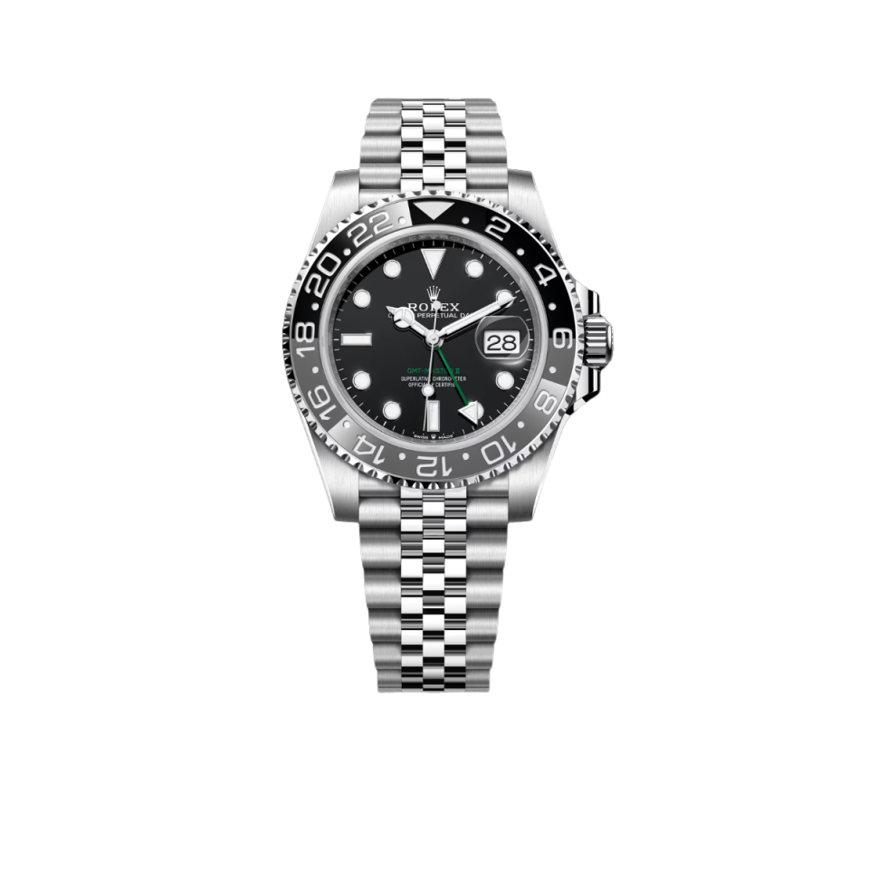Rolex GMT-Master II Bruce Wayne Stainless Steel Black Dial Jubilee M126710GRNR-0003 New