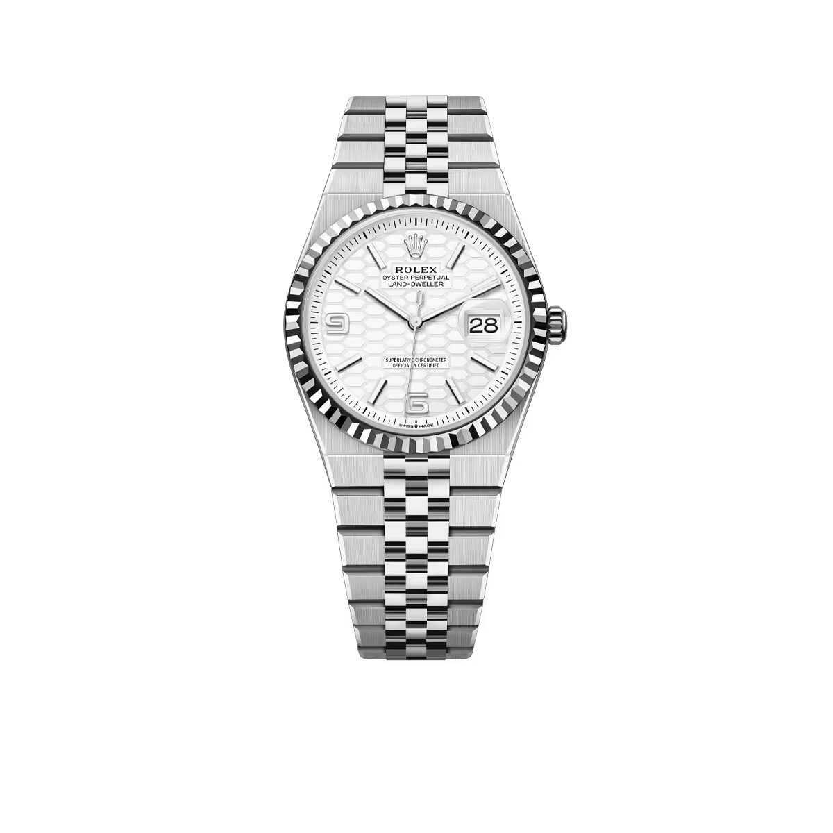 Rolex Land-Dweller 36 mm  Oystersteel White Gold M127334-0001