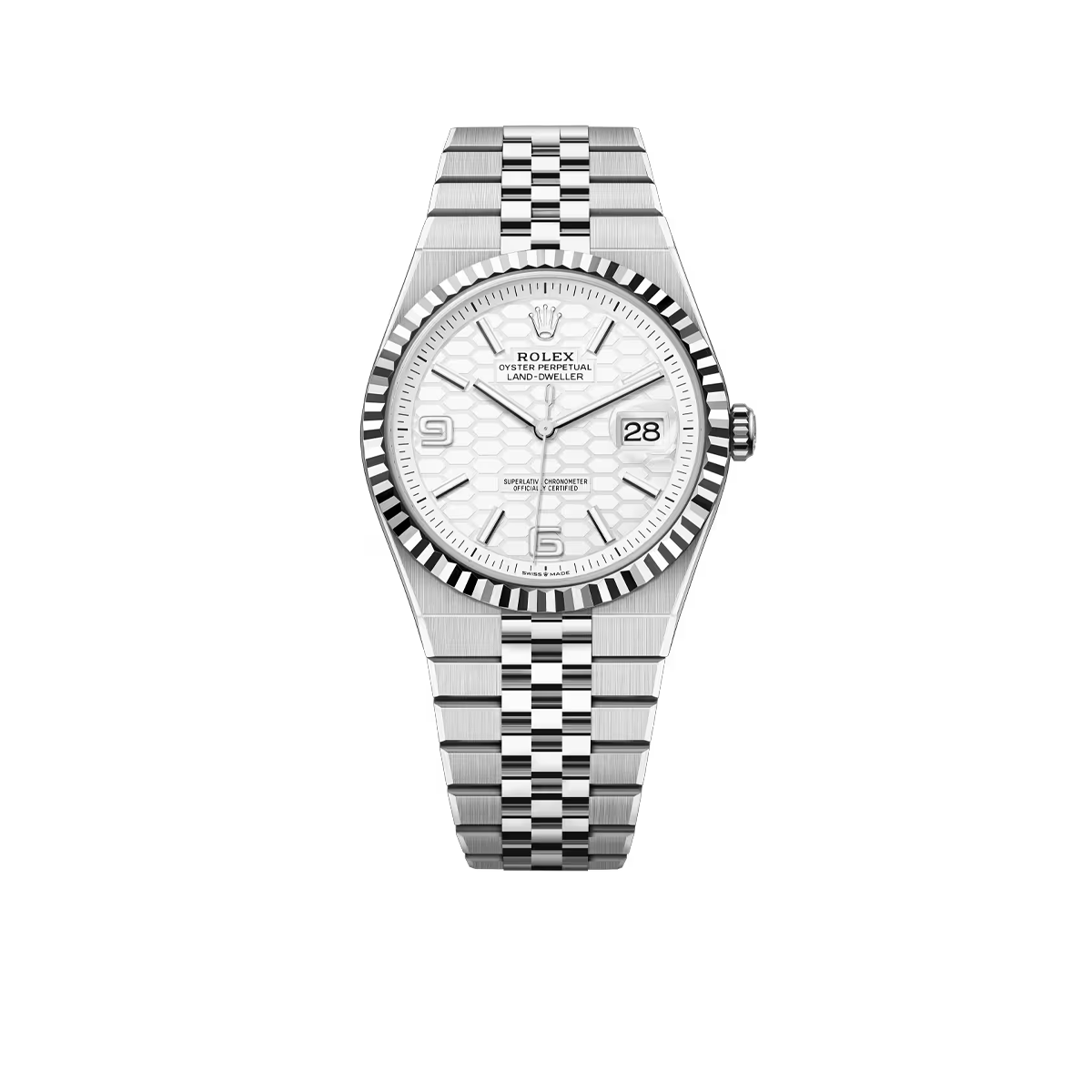 Rolex Land-Dweller 40 mm  Oystersteel White Gold M127334-0001