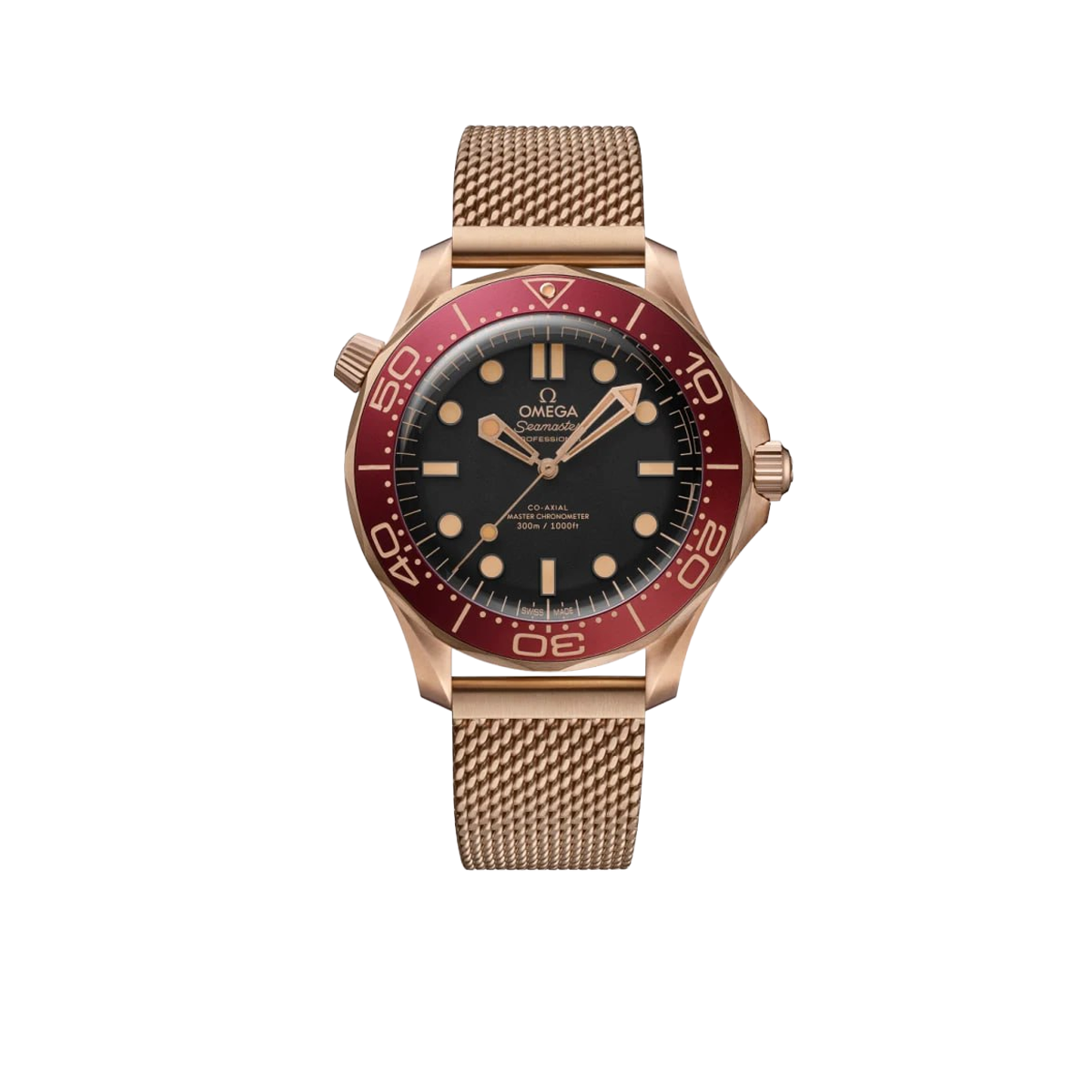 Omega Seamaster 42mm Diver 300M New 2026 Master Chronometer Gold