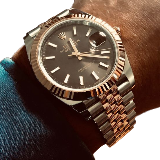 Rolex Datejust 41mm Steel & Everose Gold Chocolate 126331-0002 - Image 7