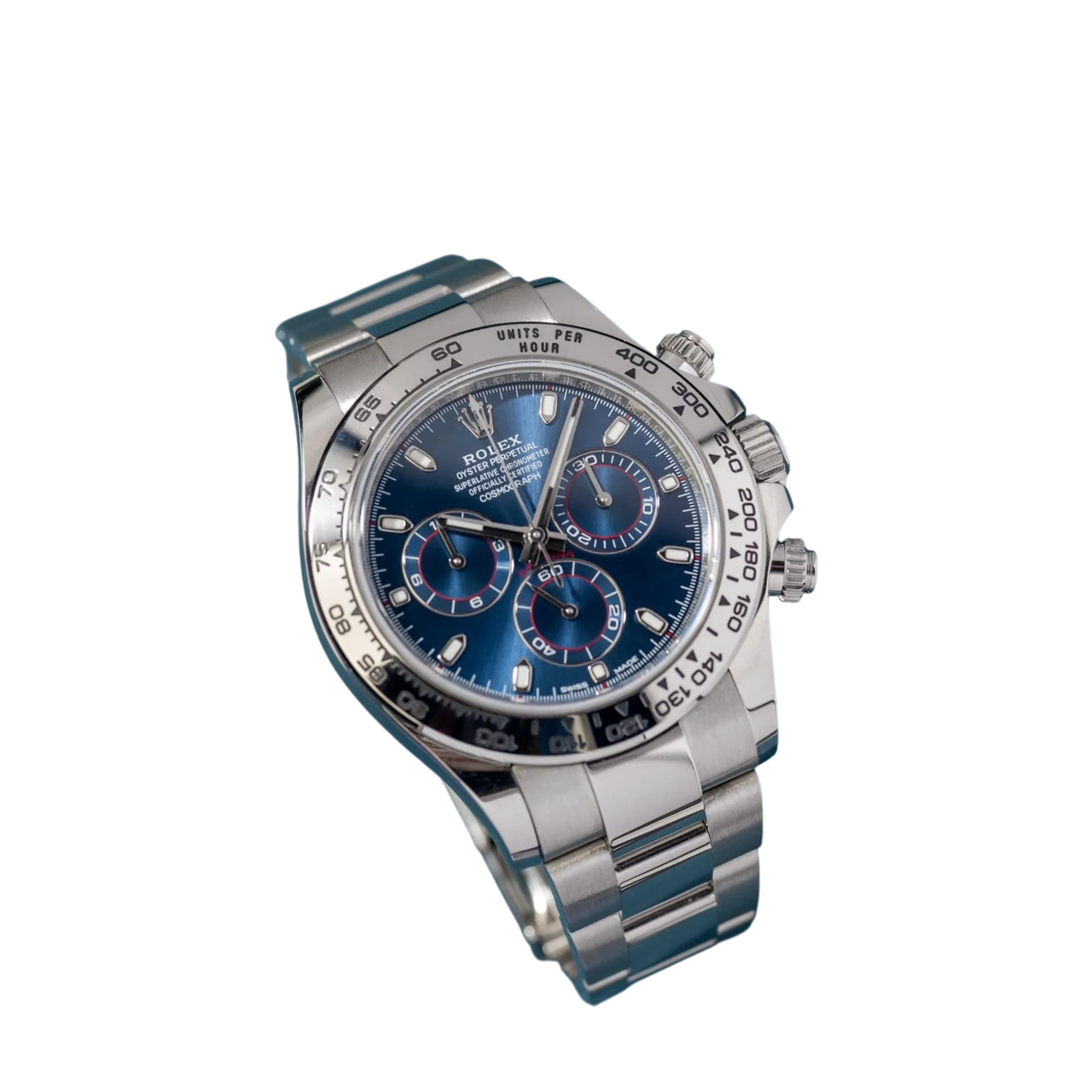 Rolex Daytona Blue Dial 40mmWhite Gold Chronograph Mens Watch 126509 - Image 5