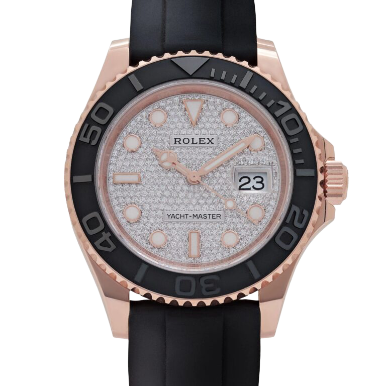 Rolex Yacht-Master 40mm 126655 Rose Gold Pav?? Diamond Dial - Image 2
